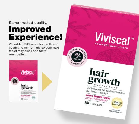 Viviscal Hair Growth Supplements for Women (180 Tablets) – Clinically Proven Hair Thinning Treatment for Thicker, Fuller & Stronger Hair (3 Month Supply)