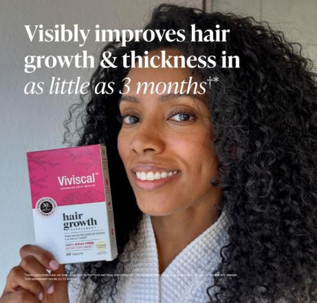 Viviscal Hair Growth Vitamins for Women – 180 Tablets (Thicker & Fuller Hair)